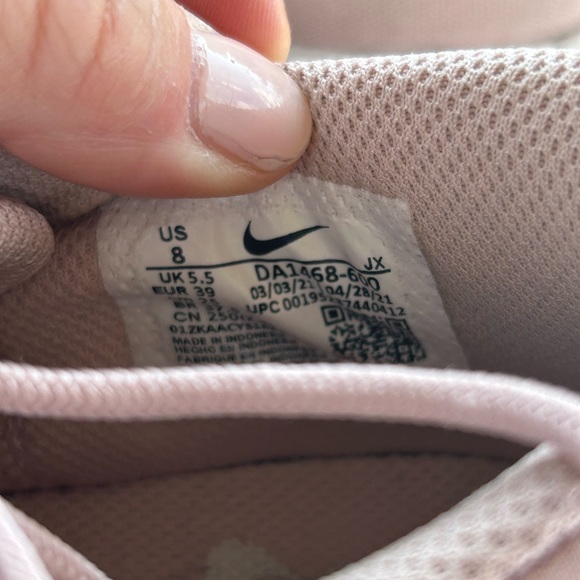 Nike Crater Remixa sneakers in pink oxford size 8 - Picture 5 of 9